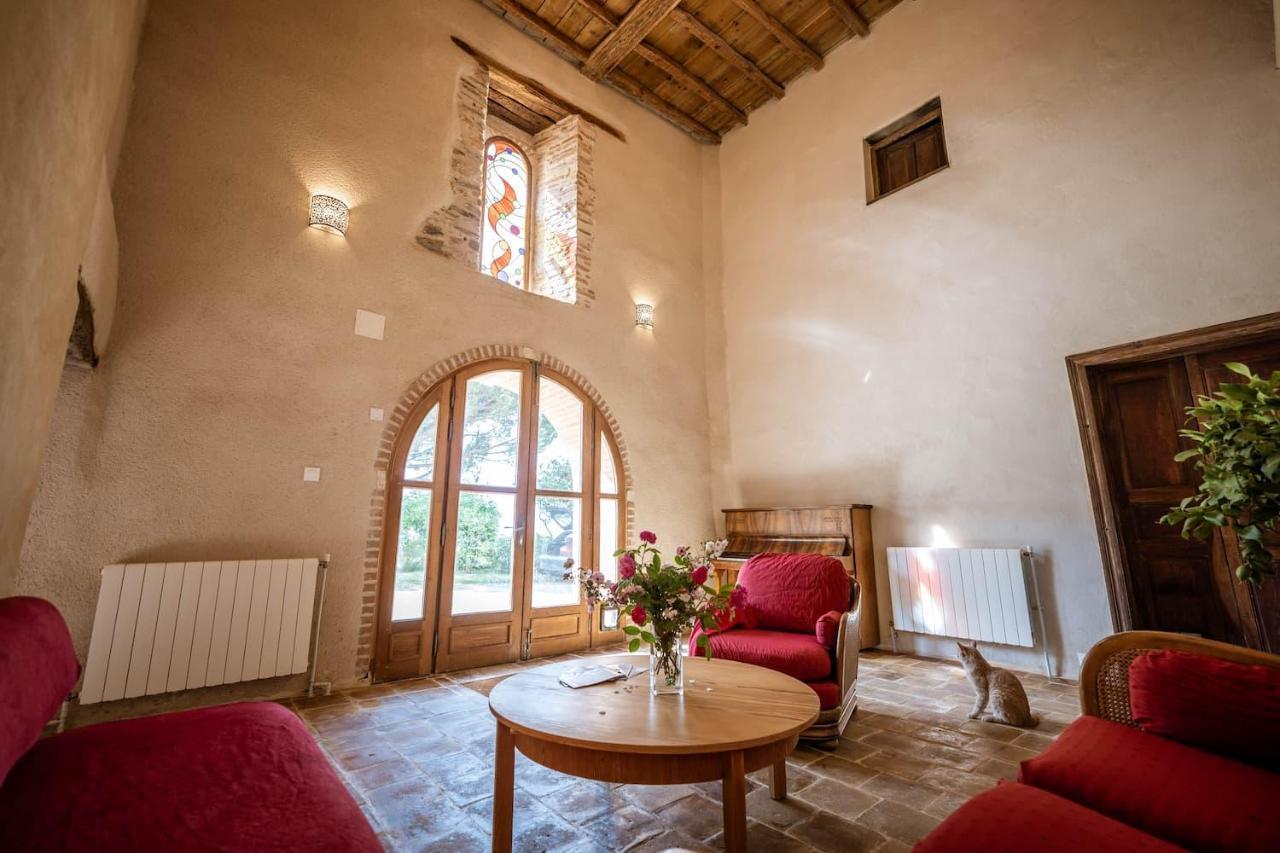 Chambres Et Table D'Hotes - Les Jardins De La Longagne Saussenac エクステリア 写真
